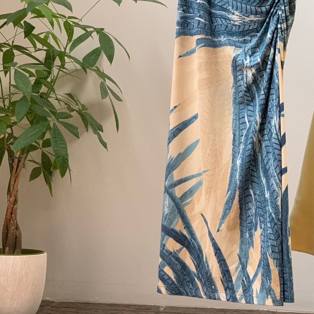 EUC RUCH FAUX WRAP DRESS - Picture 7 of 8
